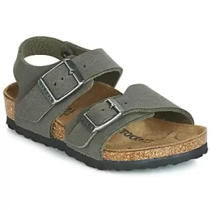 Birkenstock NEW YORK boys's Childrens Sandals in Grey - Sizes 7 toddler,8 toddler,8.5 toddler,9 toddler,10 kid,11 kid,11.5 kid,13 kid,13.5 kid,1 kid,2