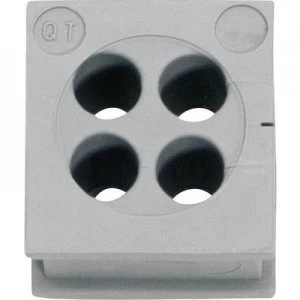 Image of Icotek QT 46 Cable grommet Terminal max. 6mm Elastomer Grey