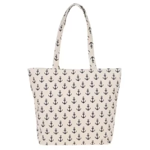 image of Nautical Tote Bag Cream