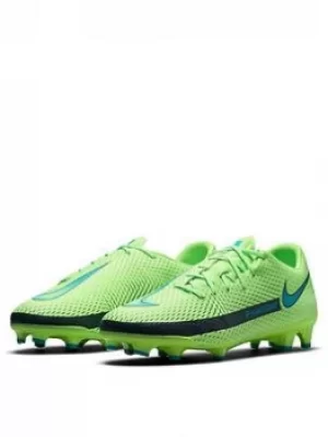 Image of Nike Mens Phantom Gt Academy Firm Ground Football Boot, Yellow, Size 6, Men