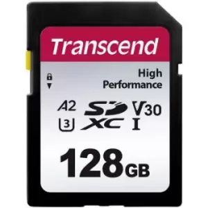 Image of Transcend 330S SDXC card 128GB Class 10, UHS-I, UHS-Class 3 A2 rating
