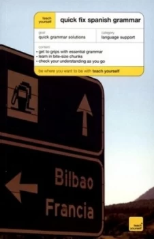 Image of Quick Fix Spanish Grammar by Keith Chambers Paperback