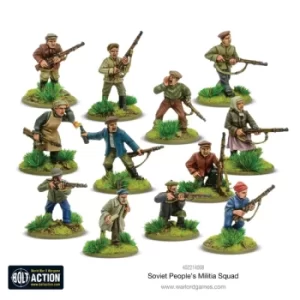 Image of Soviet Peoples Militia squad