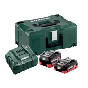 Image of Metabo Basic-Set LiHD 18V 1 x 4.0Ah & 1 x 5.2Ah