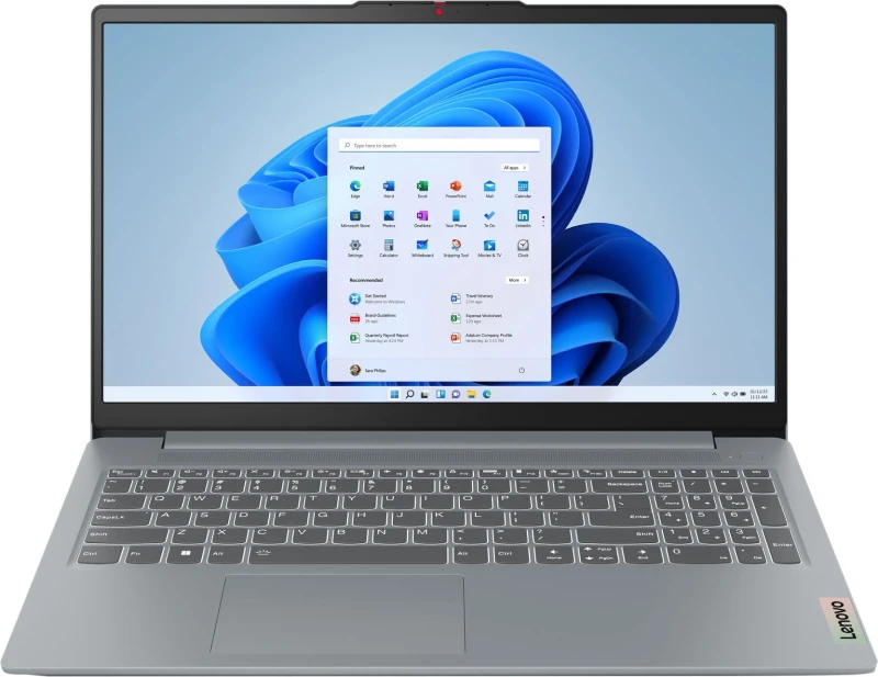 Image of Lenovo IdeaPad Slim 3 15IAH8 Laptop, Intel Core i5-12450H, 8GB RAM, 512GB SSD, 15.6" Full HD TN, Intel UHD, Windows 11 Home 83ER00G4UK