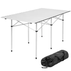 Tectake Camping Table Aluminium 140X70X70Cm Foldable