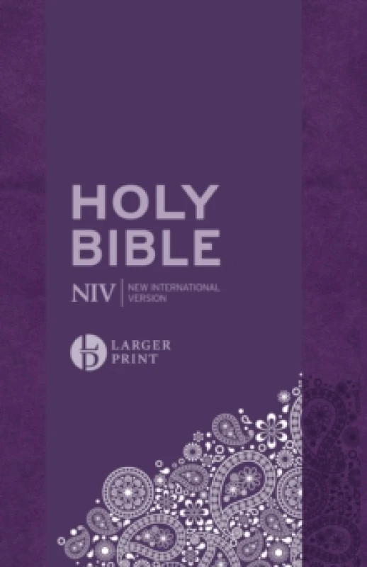 Image of NIV Larger Print Personal Purple Soft-Tone Bible Paperback / softback