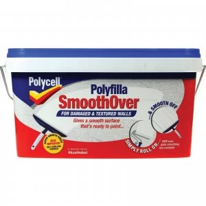 image of Polycell Smooth Over for Damaged and Textured Walls 5l