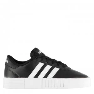 image of adidas Court Bold Womens Trainers - Blk/Wht/Wht