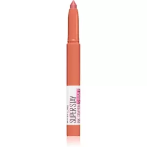 image of Maybelline SuperStay Ink Crayon Birthday Edition Stick Lipstick with Glitter Shade 190 Blow the Candle 1,5 g