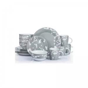 Image of Waterside 16 Piece Botanicals Dinner Set