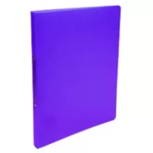 image of Exacompta Ring Binder Chromaline 54166E Polypropylene A4 15mm 2 ring Purple Pack of 25