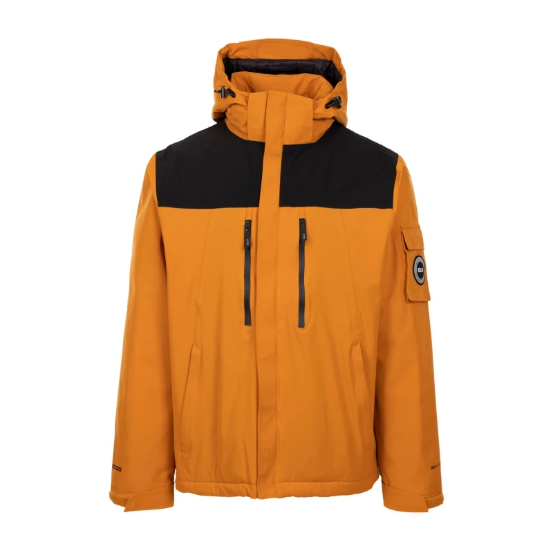 Image of Trespass Trespass Men Jenkins DLX Padded Jacket in Amber Size: Small Amber S Male 5063574172820