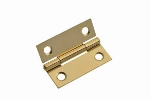 Image of Wickes Easy Hang Hinge - Brass 51mm Pack of 2