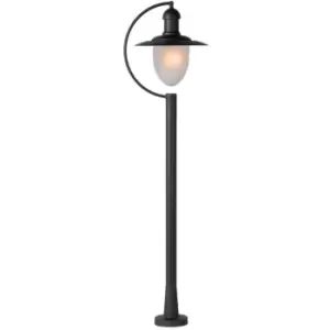 Image of Lucide ARUBA - Bollard Lamp post Outdoor - 1xE27 - IP44 - Black