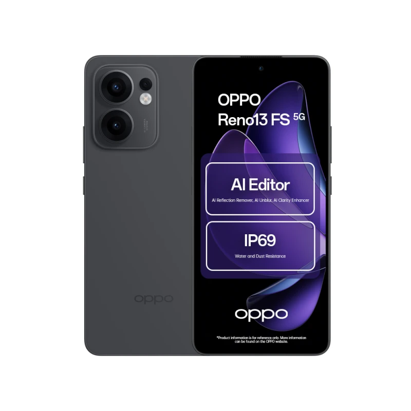 Image of OPPO Reno13 512GB Graphite Grey 6.67" AMOLED 120Hz 5G Smartphone - IP68/IP69 CPH2699H-Grey