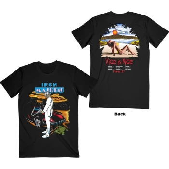 Image of Iron Maiden - Vice Is Nice Unisex Large T-Shirt - Black