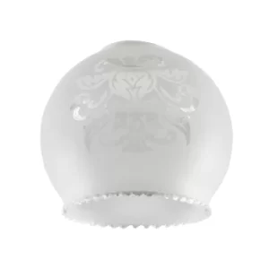 Image of Set Of 3 Bola Acid Etched Glass Shades