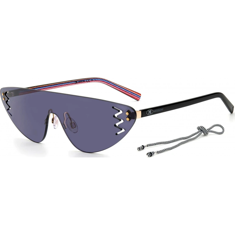 Image of M Missoni Womens MMI-0001-S-807 Other Sunglasses in Grey Grey Female One Size