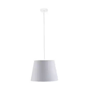 Image of Dexter Dome Pendant Ceiling Light White, 38cm, 1x E27
