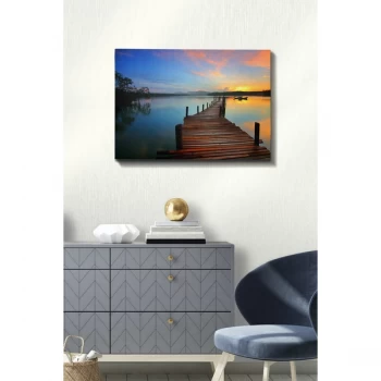 Image of Kanvas Tablo (50 x 70) - 84 Multicolor Decorative Canvas Painting