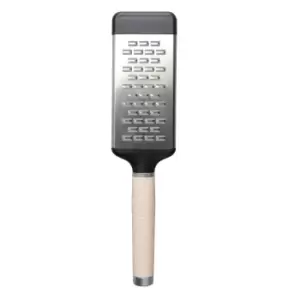Image of KitchenAid Stainless Steel Medium Etched Grater - Almond Cream