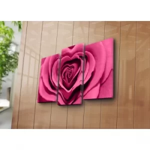 Image of 3PATK-20 Multicolor Decorative Canvas Painting (3 Pieces)
