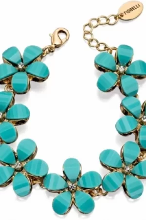 Image of Fiorelli Jewellery Blue Stone Flower Bracelet JEWEL B4767