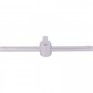 Image of Draper 1/4" Drive Satin Chrome Sliding T Bar 1/4"