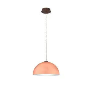 Image of Cult Designer Dome Pendant Light - Leaf Copper Finish, 1x E27