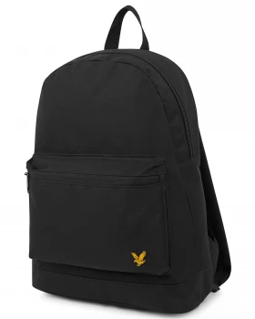 Image of lyle & scott 1874 Backpack Men Black Acrilico - Acrylic