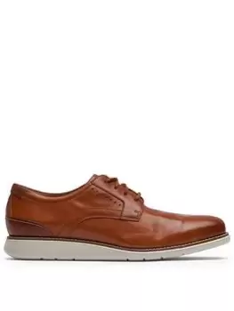 Image of Rockport Tm Craft Plain Toe Casual Shoe, Brown, Size 8, Men