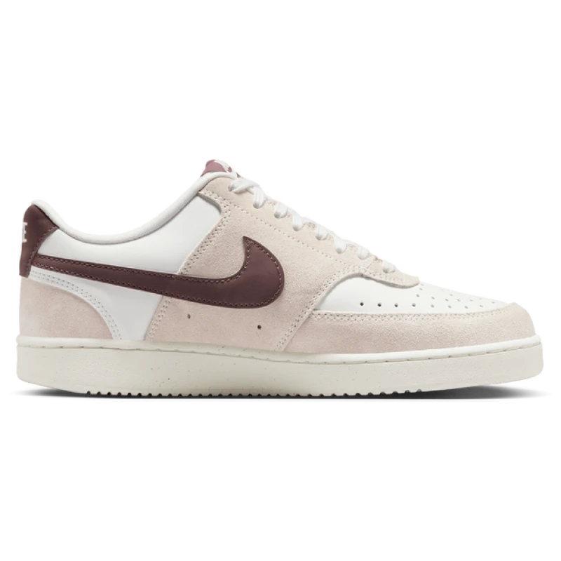 Image of Nike Court Vision Trainers in White & Purple White & Purple UK 6 (EU 40)