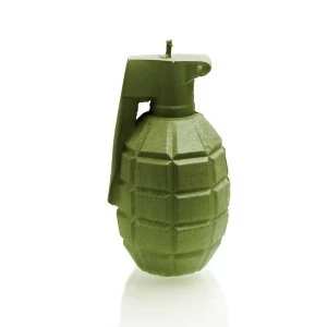 Image of Olive Large Grenade Candle