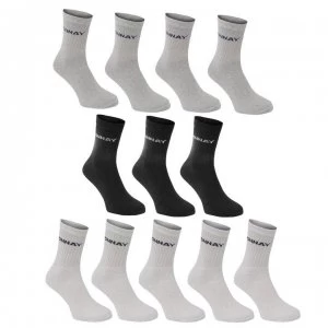 image of Donnay Crew Socks 12 Pack Childrens - Multi Asst