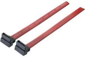 Image of EXC SATA CABLE 2x RIGHT ANGLE DOWN CONNECTOR