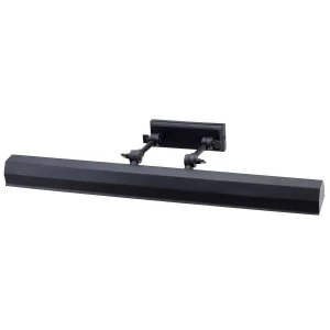 Image of 4 Light Large Picture Wall Light Black, E14