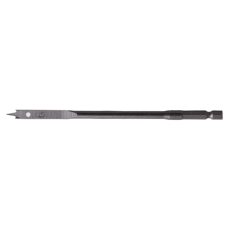 Image of Makita 1/4" Hex Shank Flat Wood Drill Bit E-17164 Diameter: 6mm