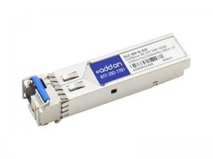 image of AddOn Cisco GLC-BX-D Compatible SFP Transceiver - SFP (mini-GBIC) Tran