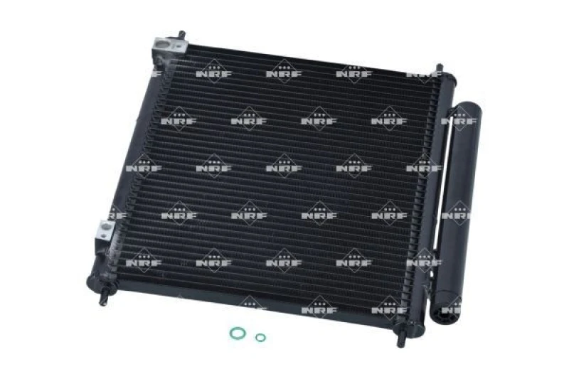 Image of NRF 350326 Condenser EASY FIT with seal ring, with nitrogen filling Aluminium Condenser,air conditioning (448)