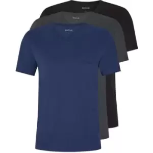 Image of Boss 3 Pack T Shirts - Blue