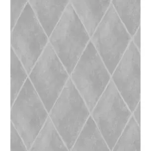 image of Holden Decor Statement Etna Wallpaper, Grey