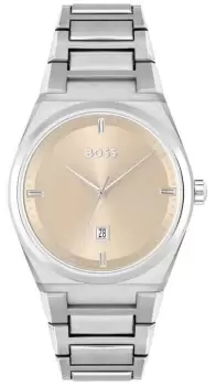 Image of BOSS 1502670 Womens Steer Champagne Dial Stainless Watch