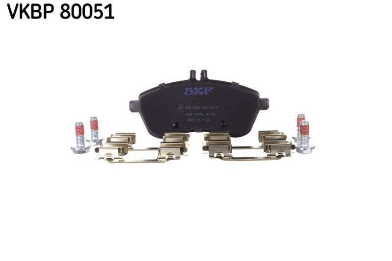 Image of SKF Brake pad set SKF VKBP 80051