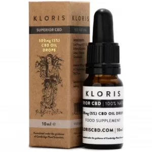 Image of KLORIS 500mg (5%) CBD Oil Drops 10ml