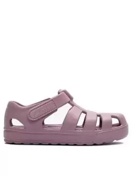 Image of Clarks Move Kind Kid Jelly Sandal, Pink, Size 10 Younger