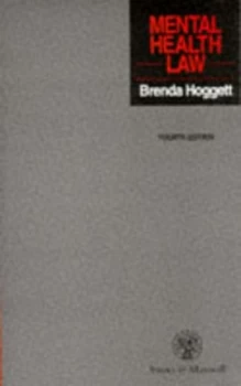 Image of Mental Health Law by Brenda Hale Paperback