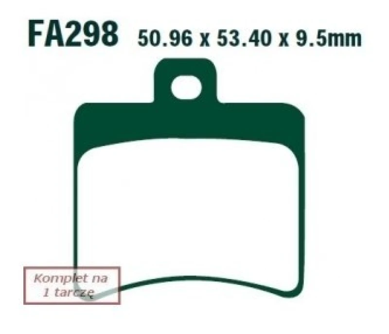 Image of EBC Brakes FA298 Brake pad set Brake Pad Set,disc brake (402)