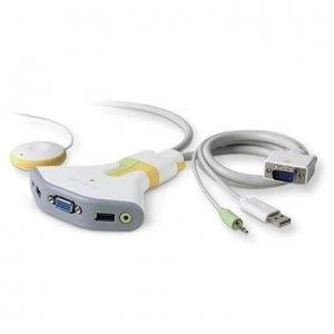Image of Belkin F1DG102Utt KVM switch Gray White
