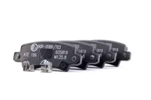 Image of ATE Brake pad set 13.0460-5819.2 Brake pads,Brake pad set, disc brake TOYOTA,COROLLA (ZZE12_, NDE12_, ZDE12_),COROLLA Kombi (_E12J_, _E12T_)